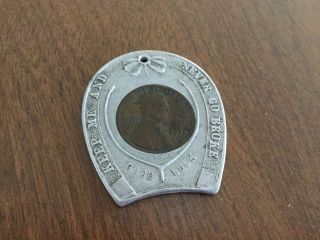 The Glenwood Furniture Co 1924 Encased Cent Good Luck Penny photo