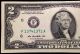 $2 Two Dollar Bills,  Similar Cool Serial Numbers,  Us Currency,  Frb F Small Size Notes photo 3