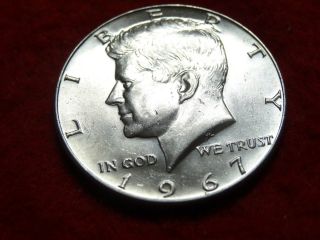 1967 Kennedy Silver Half Dollar 40 photo