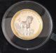 2014 Palau Lunar Year Of The Horse $5 High Relief Silver Proof Coin Gold Plated Australia & Oceania photo 2