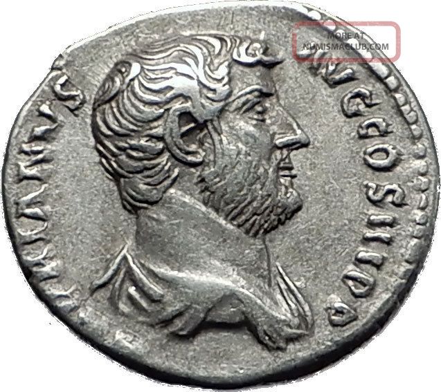 Hadrian 117 - 138ad Silver Rare Ancient Roman Coin Fortuna Luck Cult I58490