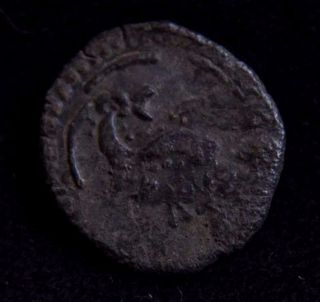 Early Medieval Anglo - Saxon Bronze Sceatta Coin C.  715 - 720 Ad photo