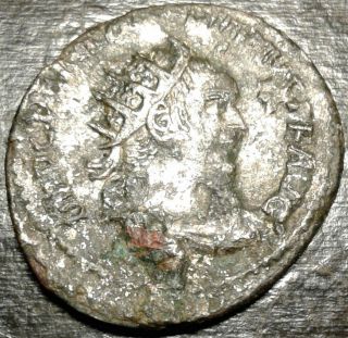 Ancient Silver Coin Follis Trajan Roman Emperor 98 - 117ad Exceptional Features photo