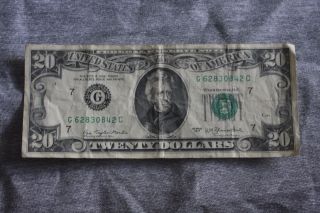 1977 Twenty Dollar Bill photo