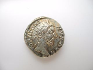 Marcus Aurelius M Antoninus Cos Iii Minerva Ancient Roman Silver Coin With Paper photo