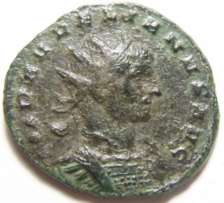 Aurelian Ae Antoninianus Restitvt Orientis,  Female Figure & Emperor photo