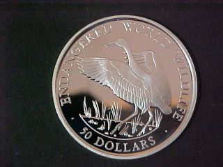 1990 Cook Island $50.  Silver 