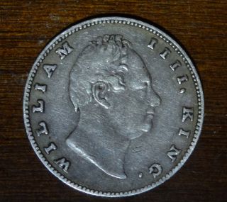 British India Silver Rupee William Iiii 1835 Extra Fine Bombay Rare photo