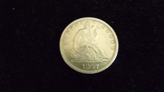 1847 - O Seated Liberty Half Dollar photo