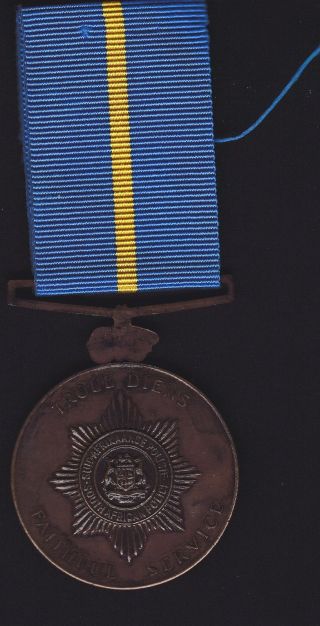 Sth Africa Police Faithful Service,  Unnamed Medal photo