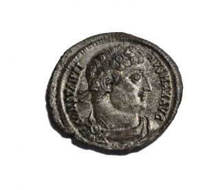 Very Nicely Silvered Constantine I Camp Gate Antioch 21.  5mm photo