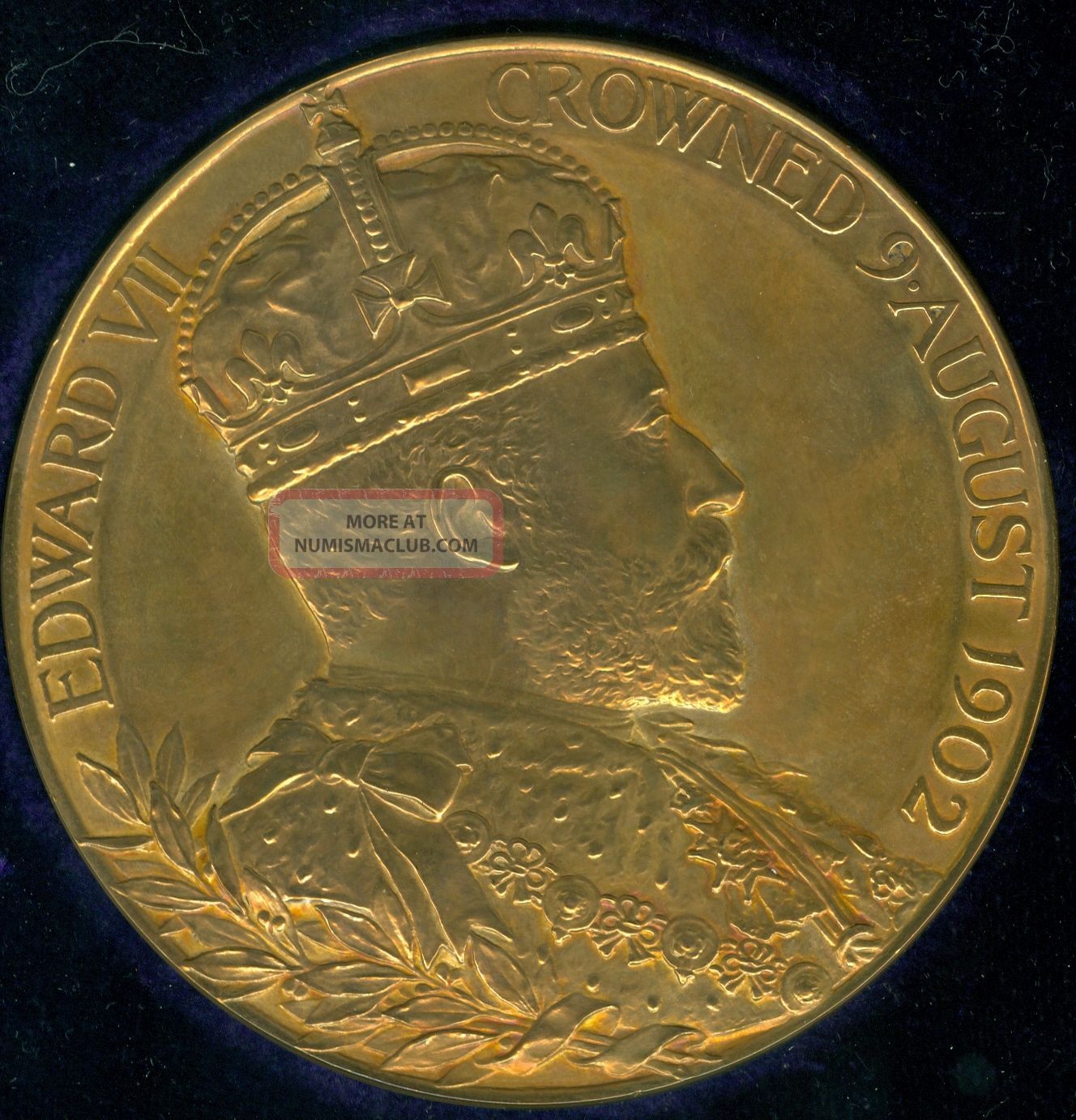 1902 King Edward Vii Coronation Celebration Medal,  Issued By Royal Exonumia photo